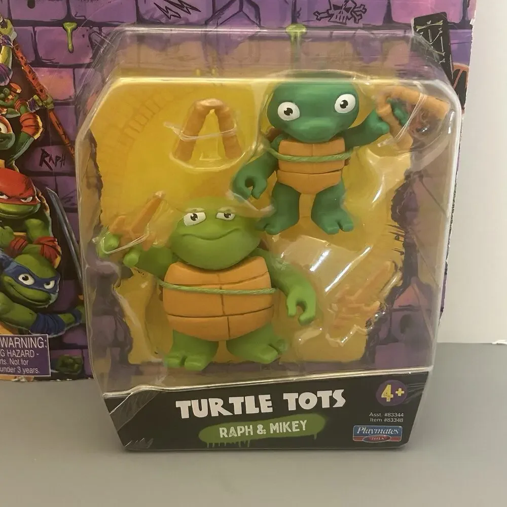 Teenage Mutant Ninja Turtles Mutant Mayhem Donatello and Turtle Tots Figures